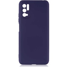 kilifone - Xiaomi Poco M3 Pro - Kılıf Mat Soft Premier Silikon Kapak - Lacivert - T18083