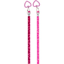 Bensia BS-KLM016 Kadife Gövdeli Kalp Başlıklı Kurşun Kalem