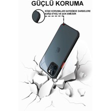 Caseart Xiaomi Redmi Note 9s Kılıf Kamera ve Köşe Korumalı Aircolor Kapak - Siyah