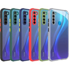 Caseart Xiaomi Redmi Note 8 Kılıf Kamera ve Köşe Korumalı Aircolor Kapak - Siyah