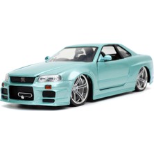 Jada 1:24 Hızlı ve Öfkeli Arabalar Brian's 2002 Nissan Skyline Gt-R BNR34