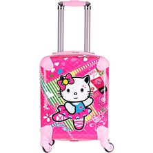 Laguna 02025 Pembe Hello Kitty School Girl Kız Çocuk Valizi