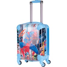 Laguna 02026 Mavi Spiderman Erkek Çocuk Valizi