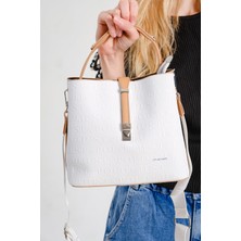 Just Polo Kadın Kilit Detaylı El ve Omuz Çantası PBU4002