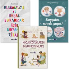 Zen Yayınları Yaratıcı Çocuklar Kitap Seti (Duygular Nerede Yaşar-Ressamlar ve Hayal Kuranlar Için Boyama Kitabı-Küçük Çocukların Büyük Sorunları)