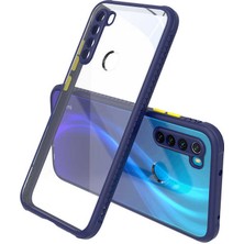 Case World  Xiaomi Redmi Note 8 Kılıf Kamera ve Köşe Korumalı Aircolor Kapak - Lacivert