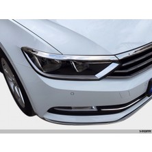 Ctk Fetih Oto Vw Passat B8 Krom Far Kaşı 2015 - 2019 3 Prç