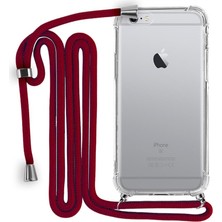 Piyasa Sepeti Ip Askılı Tank Şeffaf Kılıf iPhone 6 Plus