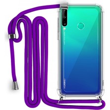 Piyasa Sepeti Ip Askılı Tank Şeffaf Kılıf Huawei Y7P