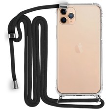 Piyasa Sepeti Ip Askılı Tank Şeffaf Kılıf iPhone 11 Pro