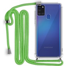 Piyasa Sepeti Ip Askılı Tank Şeffaf Kılıf Samsung Galaxy A21S