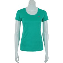 Lotto Kadın Su Yeşili  Düz T-Shirt W1111