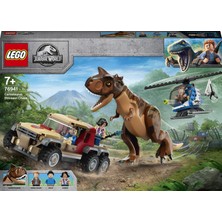 LEGO® Jurassic World Carnotaurus Dinozor Takibi 76941 -  Dinazor Seven Çocuklar Için Yaratıcı Oyuncak Yapım Seti (240 Parça)