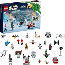 LEGO Star Wars™ Yılbaşı Takvimi 75307 - Çocuklar Için 7 Popüler Karakter ve 17 Mini Model Içeren Yaratıcı Oyuncak Yapım Seti (335 Parça)