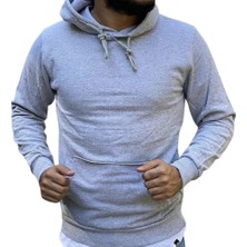 Amor Man Kapüşonlu Kanguru Cep Içi Komple Polar Pamuk Outdoor Erkek Sweatshirt