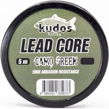 Kudos Lead Core Camo Green 5 mt 45LB