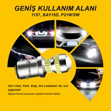 Joyecar X7 Serisi 1157 P21W/5W Geri Vites Fren Sinyal Stop Köşe Side Marker Lamba