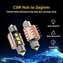 Joyecar C5W Sofit Iç Aydınlatma Tavan Plaka Canbuslu Led Far Ampul