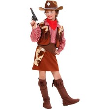 My Kostüm Kız Çocuk Kovboy Kostümü