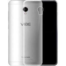 Kılıfist Lenovo Vibe P1 Kılıf Şeffaf Süper Silikon Kamera Korumalı