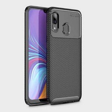 Kılıfist Samsung Galaxy A20 Kılıf Zore Negro Antişok Karbon Silikon