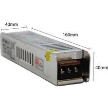 Valx VMA-1205S 12V 5A 60W Slim Metal Kasa Adaptör