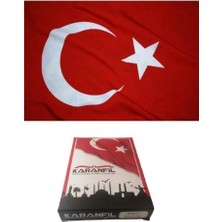 Karanfil Türk Bayrağı 20X30 cm Ebatında Kumaş Türk Bayrağı Al Bayrak 20X30 Bez Bayrak