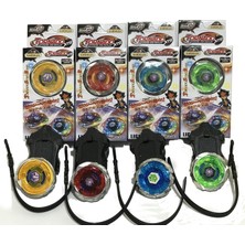 Tornado Işıklı 4 Farklı Renk Tornado Beyblade Topaç Seti 4 Adet Birlikte