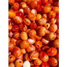 Flea Market 20 Adet Zeytin Boncuk - Dekor Boncuğu - Makrome Boncuğu