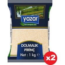 Yazar Dolmalık Kırık Pirinç 1 kg x 2 Paket