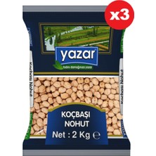 Yazar Koçbaşı Nohut 9 Ml. 2 kg x 3 Paket