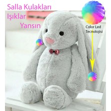 Sole LED Işıklı, Uyku Arkadaşı Uzun Kulak Bunny Peluş Tavşan 65CM