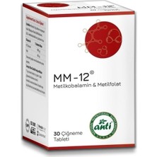 Anti Mm-12 Metilkobalamin Çiğneme Tableti 30 Tablet (2 Adet)