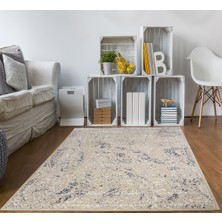Galaksi Home   Çökme Efektli Modern Desenli Spor Salon Oturma Odası Halısı 4 M2 6 M2 5801BEJ