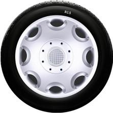 Sjs Sks Lada Jant Kapağı 15 Inç Kırılmaz 1 Takım 4 Adet NO:300