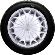 Sjs Sks Alfa Romeo Jant Kapağı 16 Inç Kırılmaz 1 Takım 4 Adet NO:419