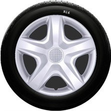 Sjs Sks Honda Jant Kapağı 16 Inç Kırılmaz 1 Takım 4 Adet NO:418