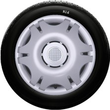 Sjs Sks Fiat Jant Kapağı 16 Inç Kırılmaz 1 Takım 4 Adet NO:402