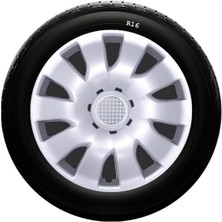 Sjs Sks Toyota Jant Kapağı 16 Inç Kırılmaz 1 Takım 4 Adet NO:425