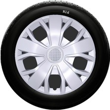 Sjs Sks Citroen Jant Kapağı 16 Inç Kırılmaz 1 Takım 4 Adet NO:420