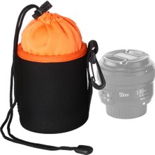 ZSZH Slr Kamera Lens Liner Bag Su Geçirmez Koruyucu Kılıf - Turuncu