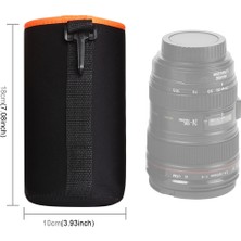 ZSZH Slr Kamera Lens Liner Bag Su Geçirmez Koruyucu Kılıf - Turuncu