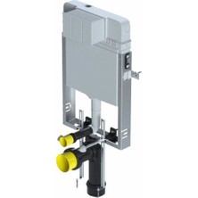 Serel Asma Klozet Için Gömme Rezervuar Metal Ayaklı Set (Smooth)