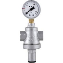 E.C.A 1" Basınç Düşürücü Valf Manometreli Pistonlu 602111042