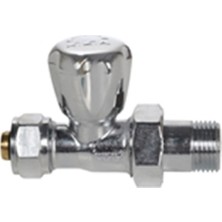 E.C.A 1/2" Krom Düz Radyatör Valfi Rv3 Pex (16*2mm) 602120752