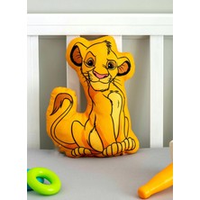 Shiva Gift&More Lion King Lisanslı Bebek Pelüş Dolgulu Kırlent Aslan Kral Simba Uyku ve Oyun Arkadaşı Peluş 40 cm