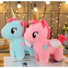 Shiva Gift&More Sevimli Pony Peluş Unicorn Tek Boynuzlu At Uyku Yastığı Arkadaşım