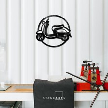 Makta Motosiklet - Bisiklet Figürlü Tablo