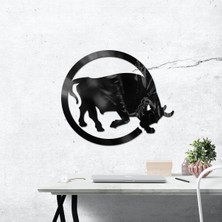 Makta Boğa Figürlü Lazer Kesim Tablo