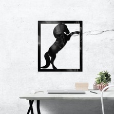 Makta At Figürlü Lazer Kesim Tablo